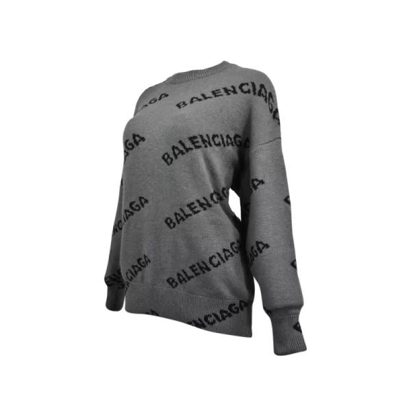 Suéter Allover Gris Oxford - Imagen 5
