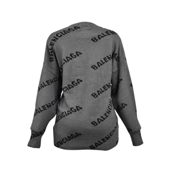 Suéter Allover Gris Oxford - Imagen 3