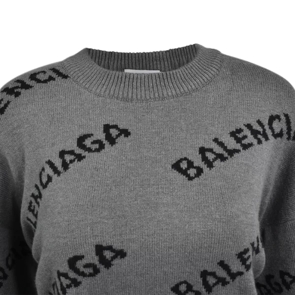 Suéter Allover Gris Oxford - Imagen 8