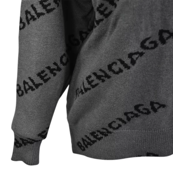 Suéter Allover Gris Oxford - Imagen 4