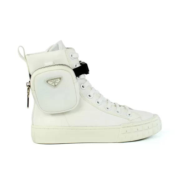 Zapatillas altas Forum Nylon Blancas