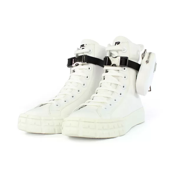 Zapatillas altas Forum Nylon Blancas - Imagen 5