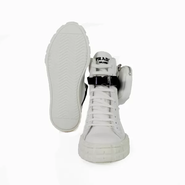 Zapatillas altas Forum Nylon Blancas - Imagen 4