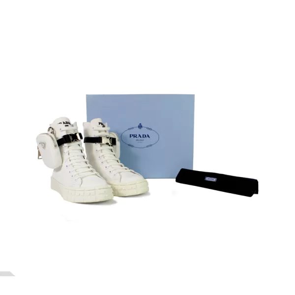 Zapatillas altas Forum Nylon Blancas - Imagen 3
