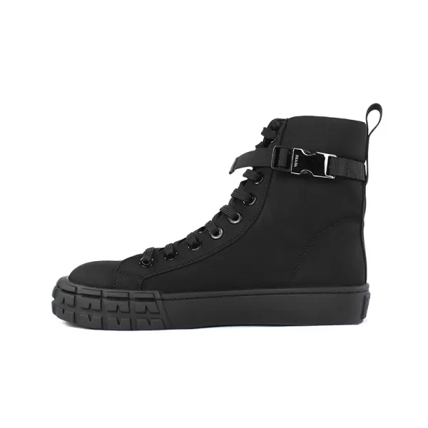 Zapatillas altas Forum Nylon Negras - Imagen 4