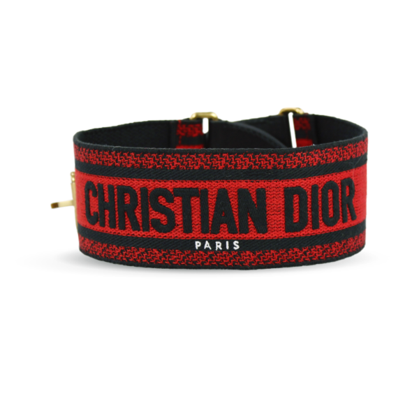 Correa de monedero rojo Christian Dior