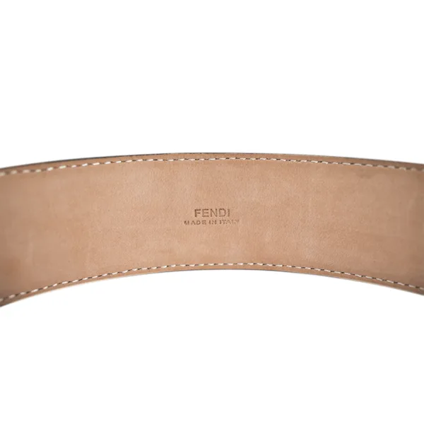 Cinturón de cuero negro Fendi - Imagen 3