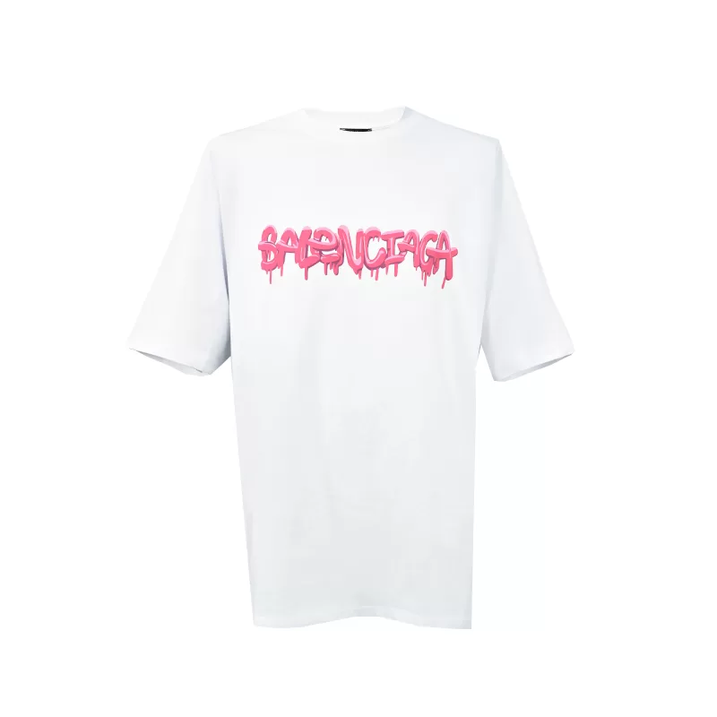 Balenciaga playera con logo estampado