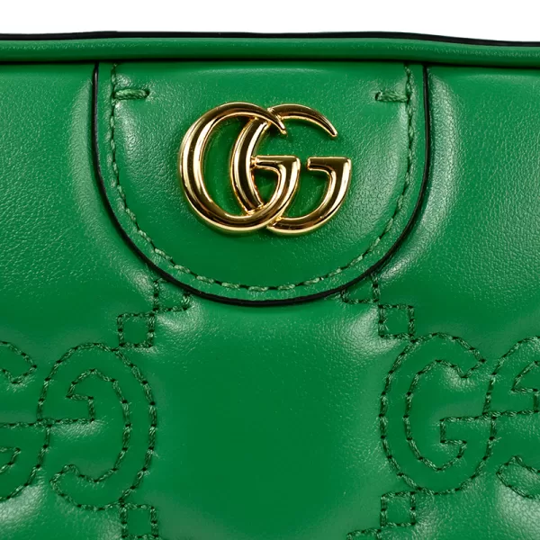 Bolso pequeño de piel matelassé con GG - Imagen 3