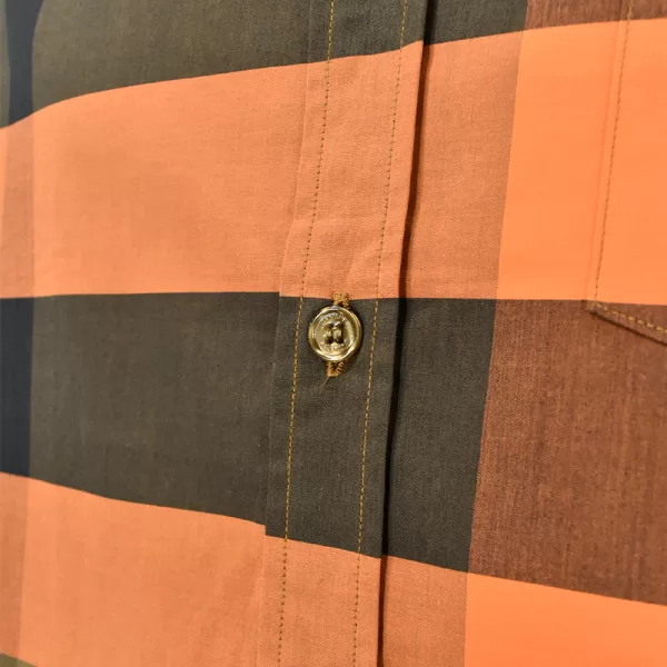 Camisa de popelín de algodón elástico a cuadros Burberry - Imagen 6