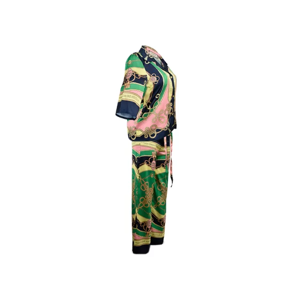 Camisa de sarga de Seda Estampada GG - Imagen 4