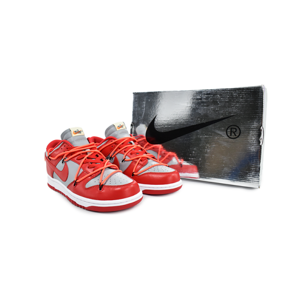 Nike Dunk Low X Off White“University Red” - Imagen 12