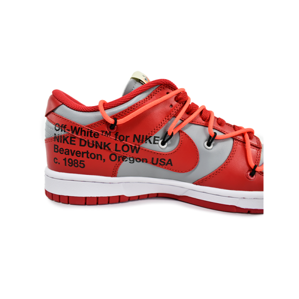 Nike Dunk Low X Off White“University Red” - Imagen 3
