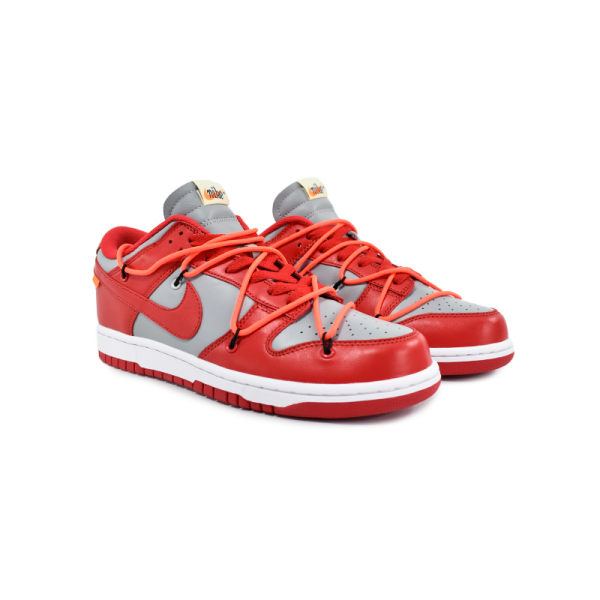 Nike Dunk Low X Off White“University Red” - Imagen 11