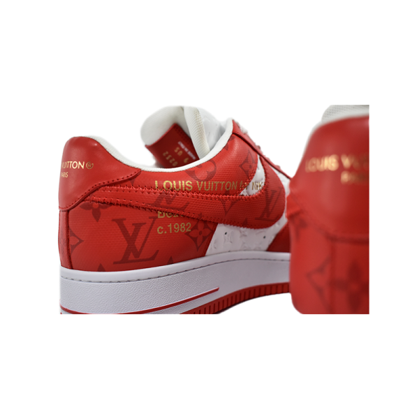 Nike Air Force 1 Low x Louis Vuitton Red - Imagen 3