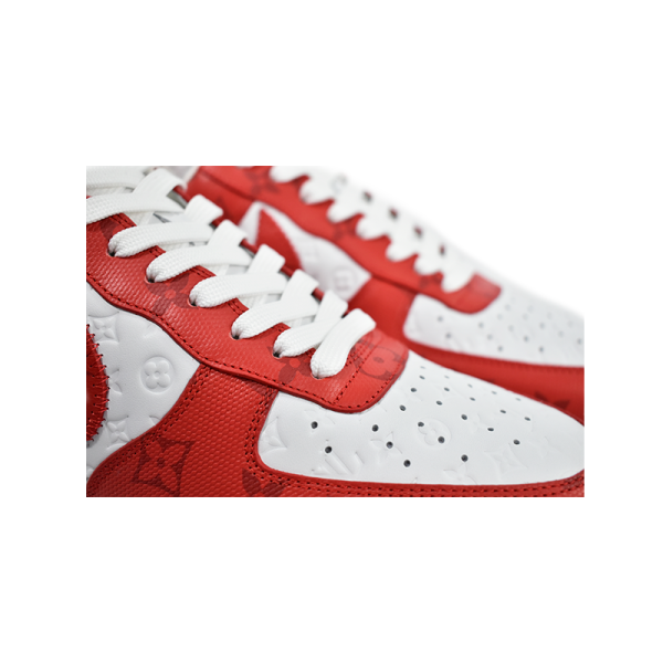 Nike Air Force 1 Low x Louis Vuitton Red - Imagen 2