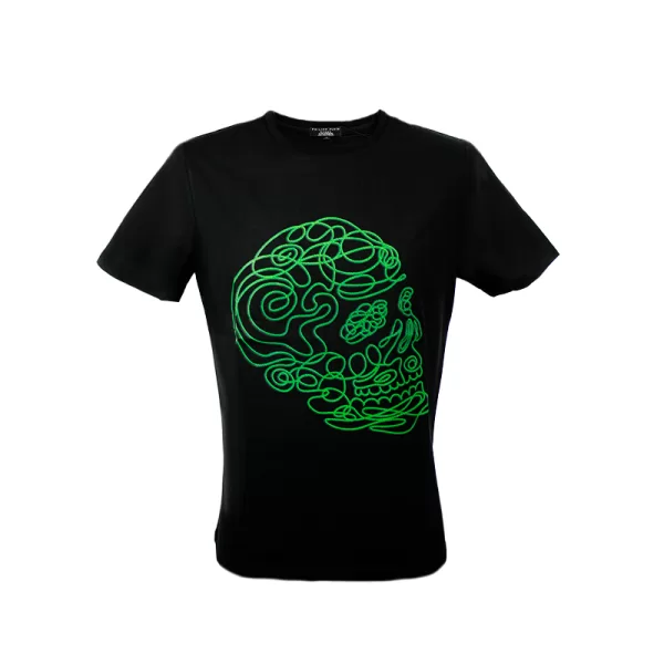 Green skull T-shirt