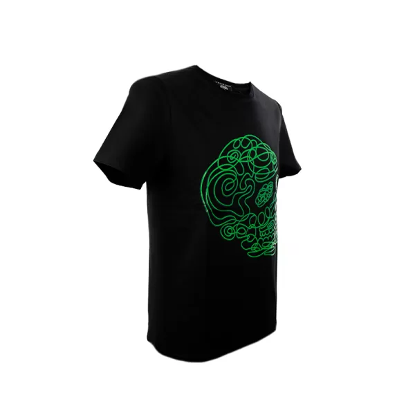 Green skull T-shirt - Imagen 7