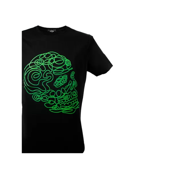 Green skull T-shirt - Imagen 4