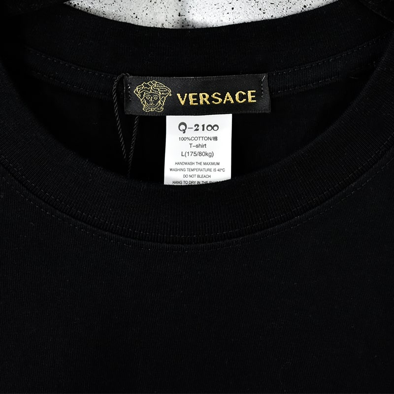 Playera versace negra deals