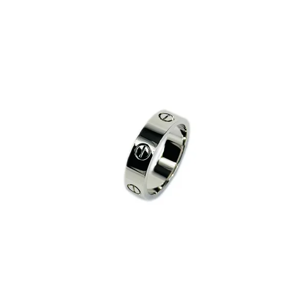CARTIER (Baño de Oro blanco 18k)