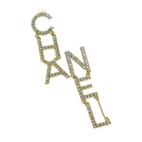 CHANEL (Aretes colgantes en Oro V)