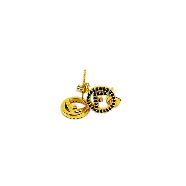FENDI (Oro V, circonía negra)