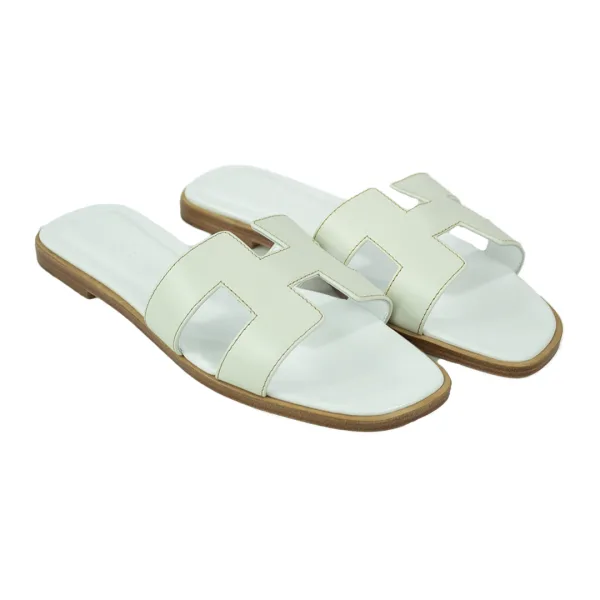 HERMÉS Sandalias Blancas