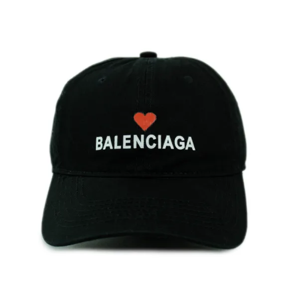 Balenciaga Qixi Baseball Cap In Black