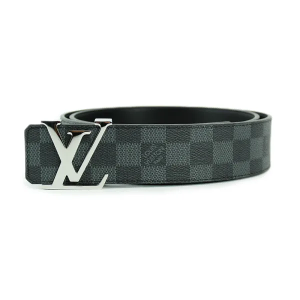 LV Initiales belt damier cobalt