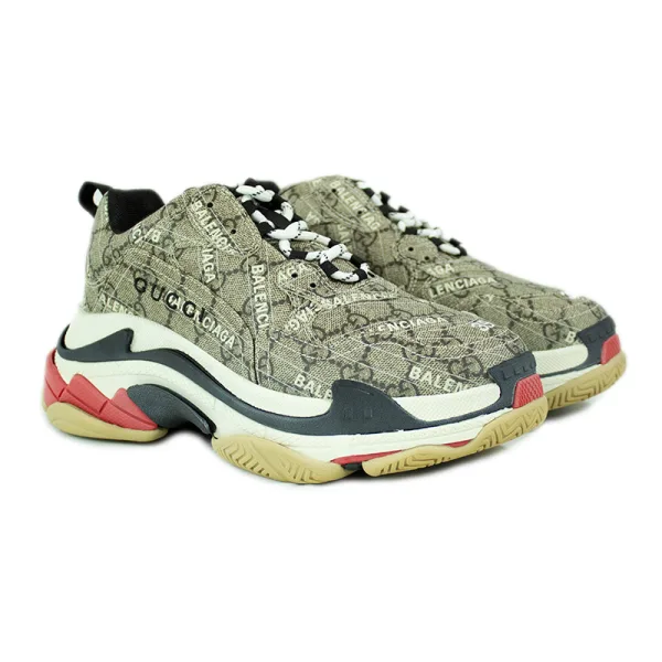 BALENCIAGA x GUCCI The Hacker Project Triple S Beige
