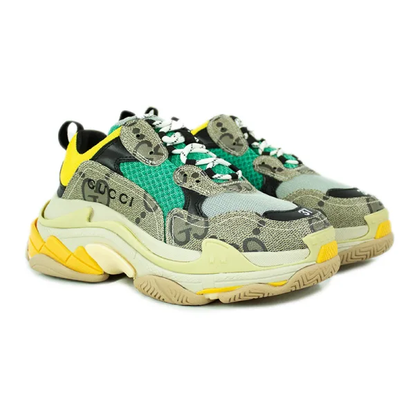 BALENCIAGA x GUCCI The Hacker Project Triple S GG