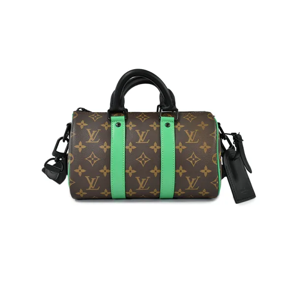 LOUIS VUITTON Keepall 50 Green Macassar Little
