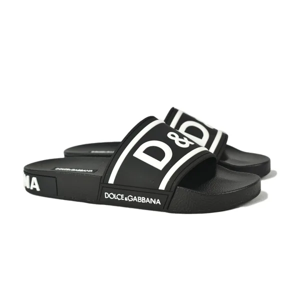 Double DG Logo Black White