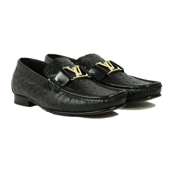 LOUIS VUITTON Ostrich Montaigne Loafer