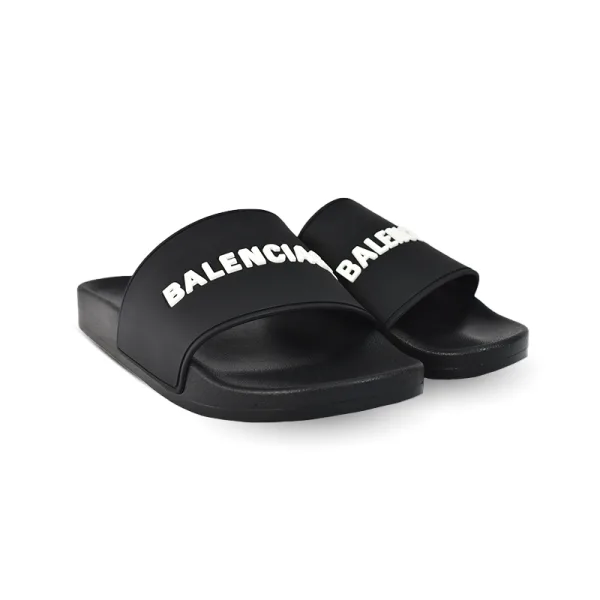 BALENCIAGA Sandalias Logo Negra